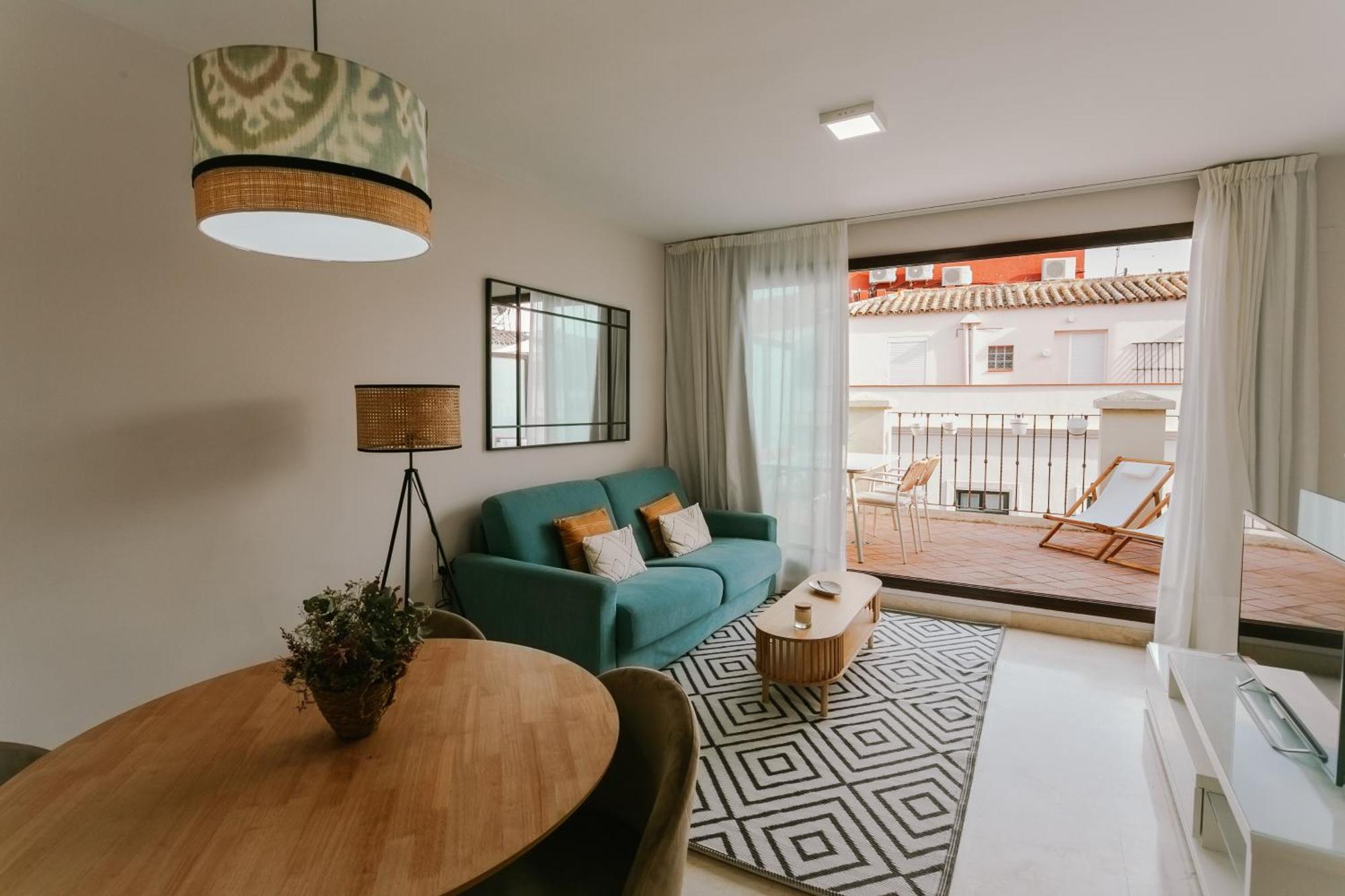 Apto. Con Terraza Privada Centro Sevilla Bagian luar foto